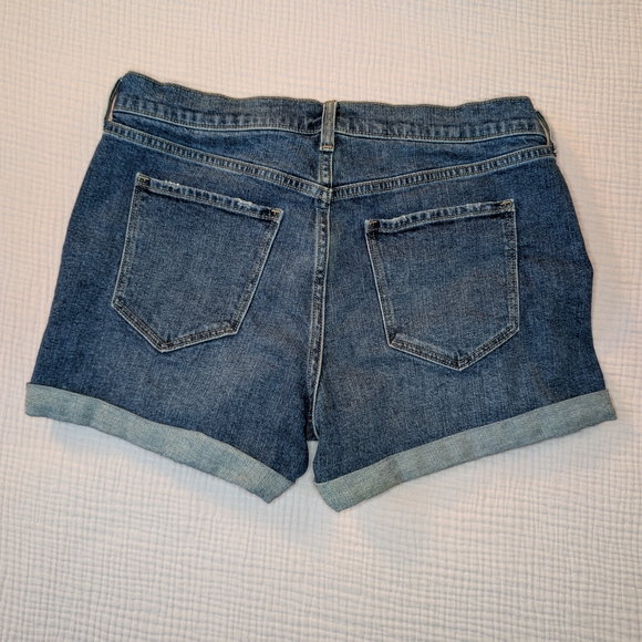 Old Navy Women's Blue Denim Shorts - Picture 3 of 4